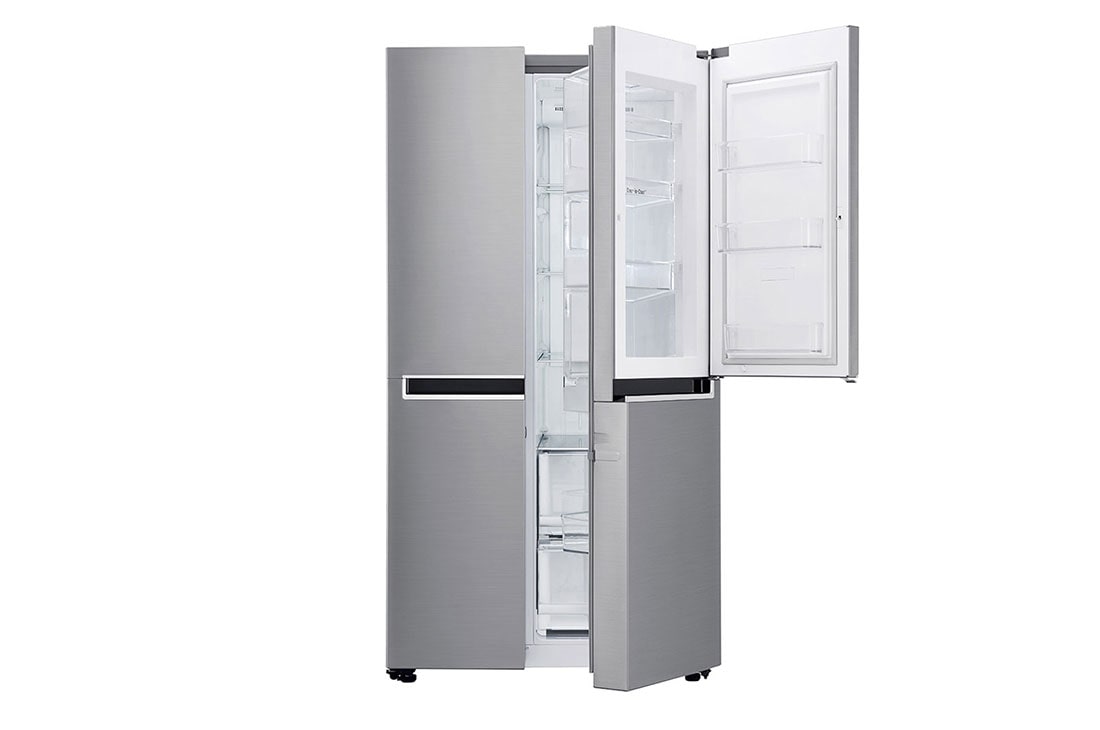 LG 601L capacité | Door-in-Door® | Espace de refroidissement et de congélation supplémentaire  |Total no Frost | Distributeur d'eau et de glaçons | Compresseur linéaire Inverter, GSJ761PZUZ, thumbnail 11