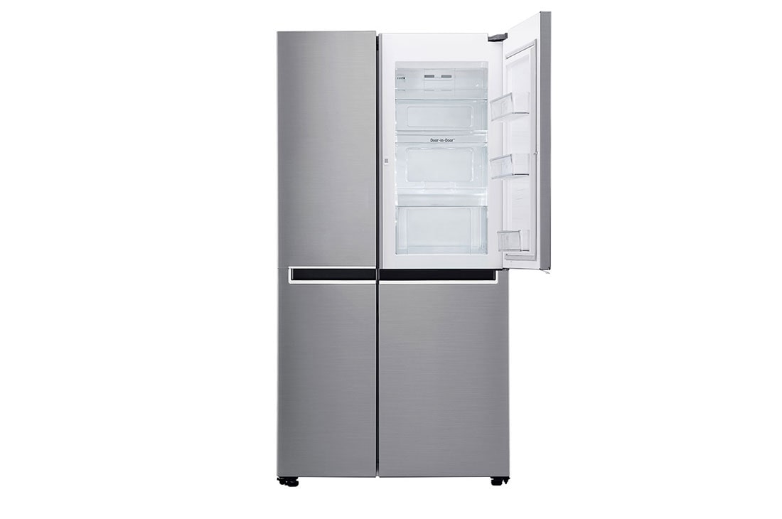 LG 601L capacité | Door-in-Door® | Espace de refroidissement et de congélation supplémentaire  |Total no Frost | Distributeur d'eau et de glaçons | Compresseur linéaire Inverter, GSJ761PZUZ, thumbnail 9