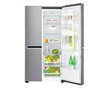 LG 601L capacité | Door-in-Door® | Espace de refroidissement et de congélation supplémentaire  |Total no Frost | Distributeur d'eau et de glaçons | Compresseur linéaire Inverter, GSJ761PZUZ, thumbnail 12