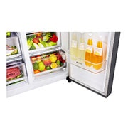 LG 601L capacité | Distributeur d'eau et de glaçons  | Total no Frost  |  Compresseur Linéare Inverter, GSL760PZUZ, thumbnail 3