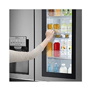 LG Knock. Knock. Keep it cool! | instaView™ Door-in-Door™ | 601L capacité | Réfrigérateur américain | Total No Frost  | Espace de refroidissement et de congélation supplémentaire| Compresseur linéaire Inverter, GSI961PZAZ, thumbnail 5