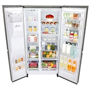 LG Knock. Knock. Keep it cool! | instaView™ Door-in-Door™ | 601L capacité | Réfrigérateur américain | Total No Frost  | Espace de refroidissement et de congélation supplémentaire| Compresseur linéaire Inverter, GSI961PZAZ, thumbnail 11