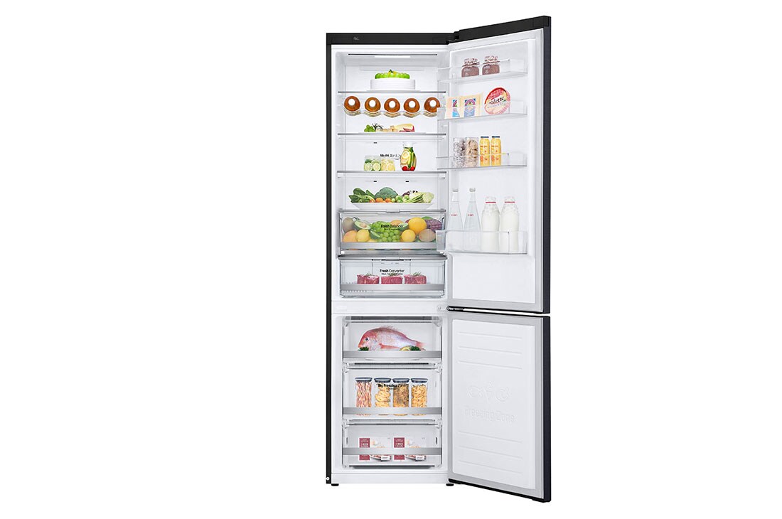 LG Door Cooling<sup> +</sup> | 384L capacité | Total no Frost  |  Compresseur Linéare Inverter | Grande capacité | 36dB – réfrigérateur le plus silencieux, GBB72MCUFN, thumbnail 2