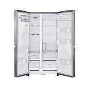 LG Toujours économique F | Distributeur d'eau et de glaçons| 601L capacité | Total No Frost | Non Plumbing | Compresseur Linéaire Inverter, GSL461ICEZ, GSL461ICEZ, thumbnail 2