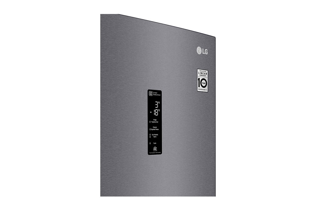 LG Door Cooling<sup>+</sup> |341L capacité | Total no Frost  | Grande capacité | 36dB – réfrigérateur le plus silencieux | Compresseur Smart Inverter, GBB61DSHMN, GBB61DSHMN, thumbnail 7