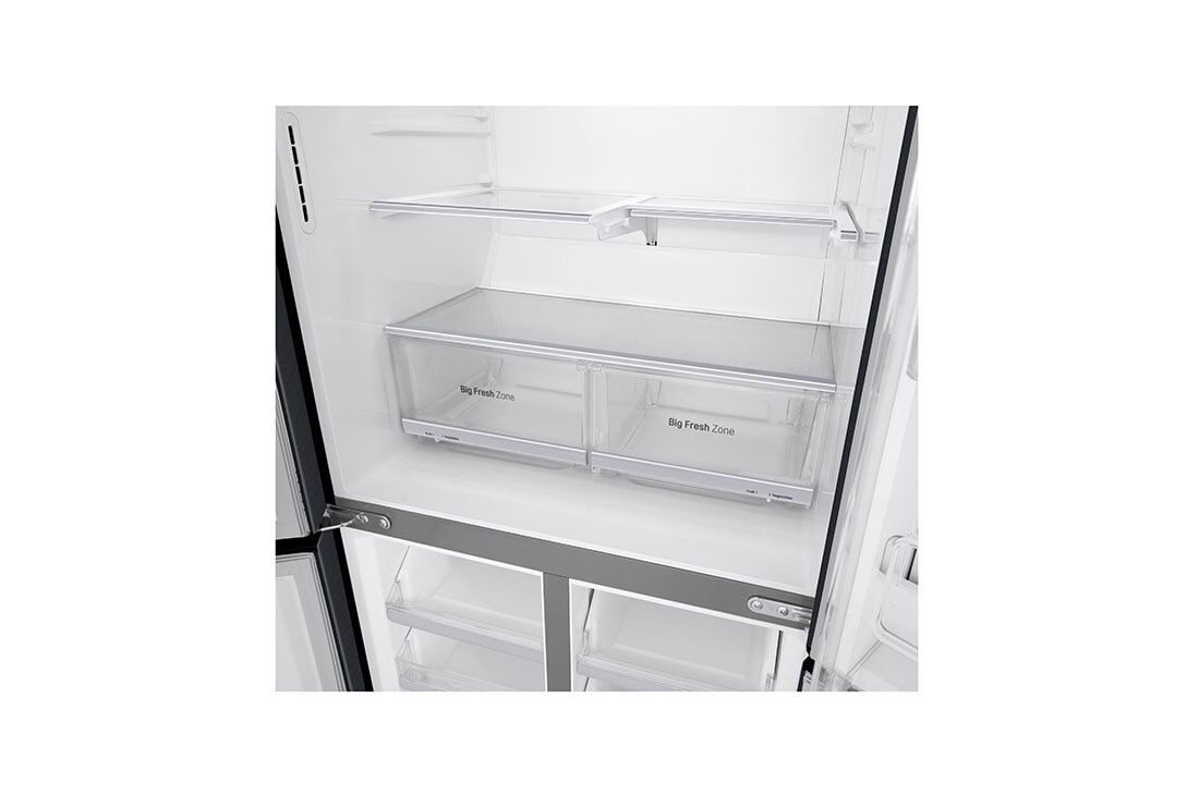 LG 638L capacité | InstaView™ Door-in-Door™ | DoorCooling+™ | Distributeur d'eau et de glaçons avec UVnano™ | Total No Frost | Compresseur Linéare Inverter, GMX945MC9F, thumbnail 6