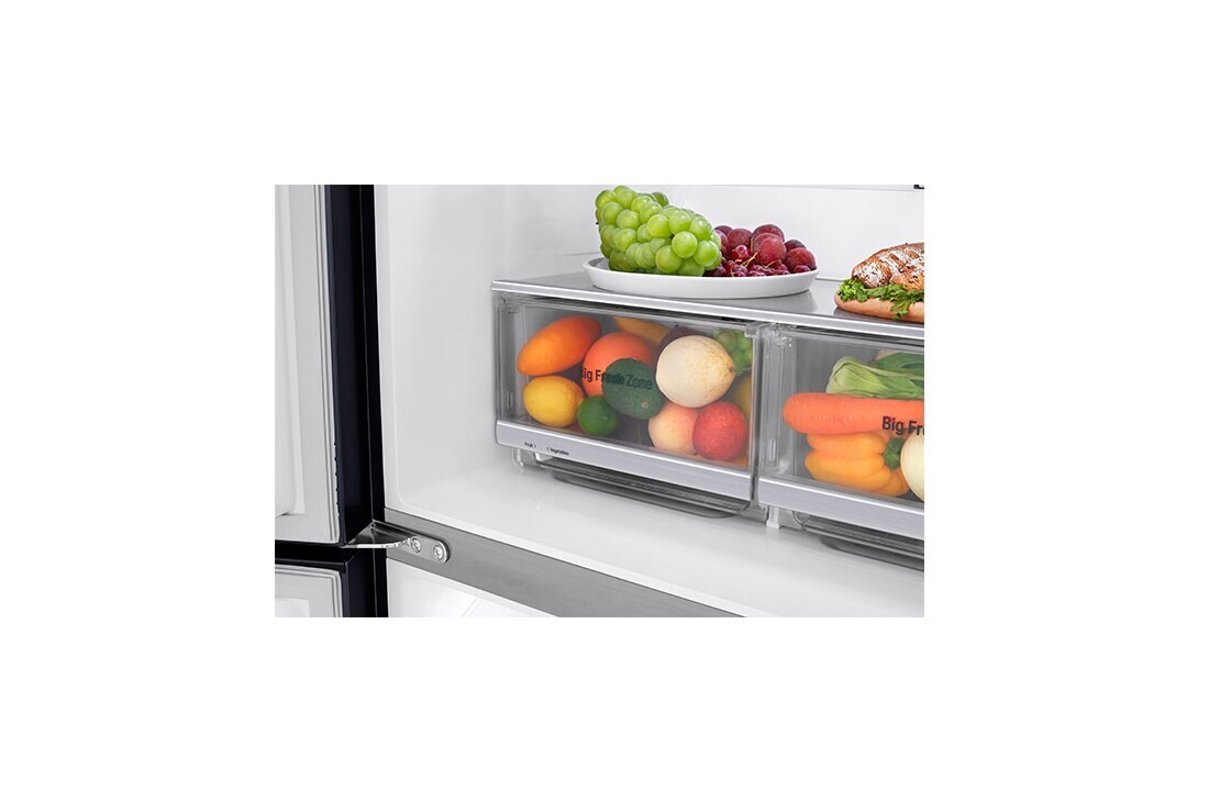 LG 638L capacité | InstaView™ Door-in-Door™ | DoorCooling+™ | Distributeur d'eau et de glaçons avec UVnano™ | Total No Frost | Compresseur Linéare Inverter, GMX945MC9F, thumbnail 7