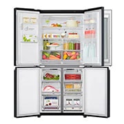 LG 638L capacité | InstaView™ Door-in-Door™ | DoorCooling+™ | Distributeur d'eau et de glaçons avec UVnano™ | Total No Frost | Compresseur Linéare Inverter, GMX945MC9F, thumbnail 3