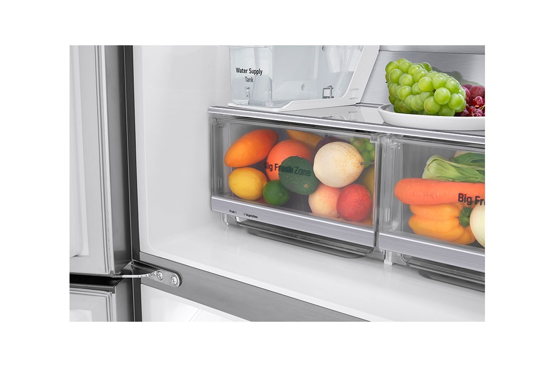 LG Réfrigérateur Multi-Portes, version Slim | Door Cooling+ - La fraîcheur partout | Capacité 428L | Total No Frost, GML844PZAE, GML844PZAE, thumbnail 9