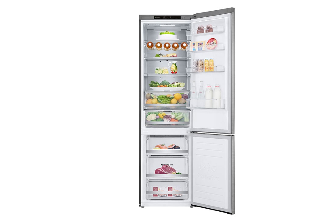 LG 384L Réfrigérateur combiné Gris | Door Cooling+ | Total No Frost |  Compresseur linéaire Inverter , GBB92STBAP, GBB92STBAP, thumbnail 2