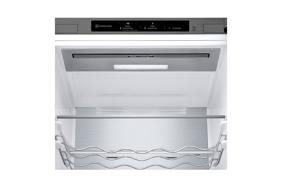 LG 384L Réfrigérateur combiné Gris | Door Cooling+ | Total No Frost |  Compresseur linéaire Inverter , GBB92STBAP, GBB92STBAP, thumbnail 4