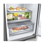 LG 384L Réfrigérateur combiné Gris | Door Cooling+ | Total No Frost |  Compresseur linéaire Inverter , GBB92STBAP, GBB92STBAP, thumbnail 6