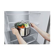 LG 384L Réfrigérateur combiné Gris | Door Cooling+ | Total No Frost |  Compresseur linéaire Inverter , GBB92STBAP, GBB92STBAP, thumbnail 9