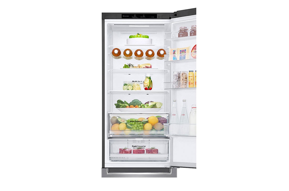 LG  Door Cooling+ - La fraîcheur partout | 384L  capacité  | Moist Balance Crisper |Compresseur Smart Inverter, GBB62PZGGN, thumbnail 8