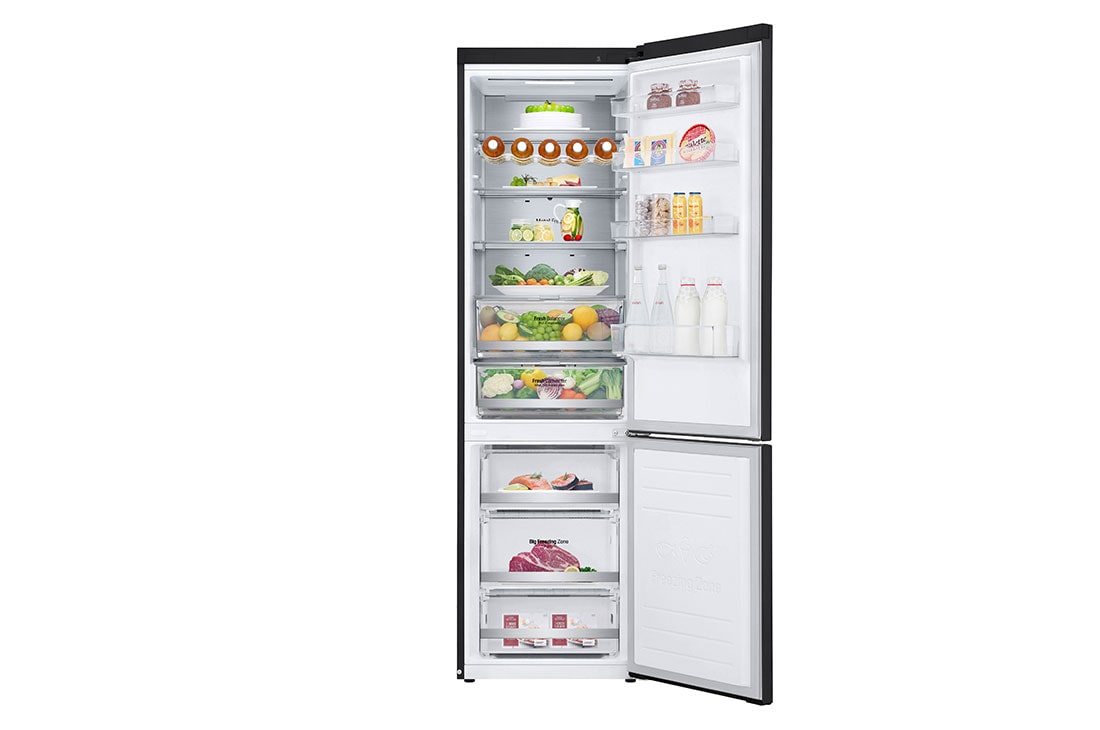 LG Door Cooling+: Un refroidissement jusqu’à 32% plus rapide et plus uniforme  | Capacité 384L | Total No Frost | Compresseur Smart Inverter | Grande capacité | 35dB – réfrigérateur le plus silencieux , GBB72MCUGN, thumbnail 3