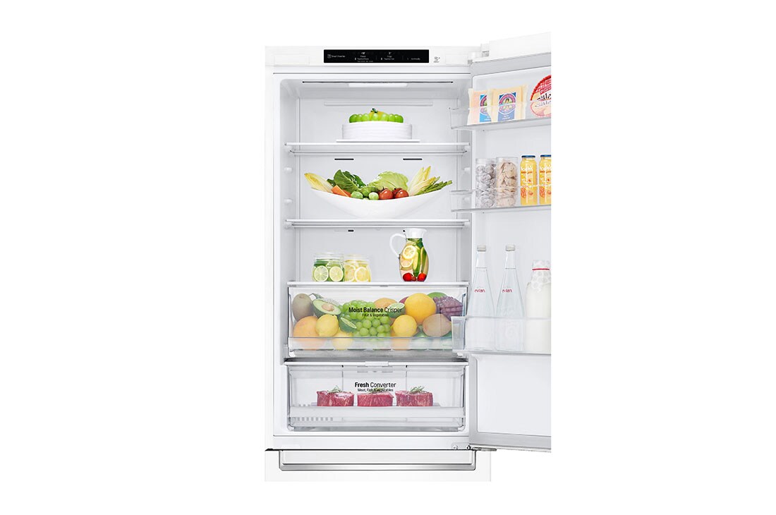 LG  Door Cooling+ - La fraîcheur partout | 341L  capacité  | Moist Balance Crisper | Compresseur Smart Inverter, GBB61SWGGN, GBB61SWGGN, thumbnail 7