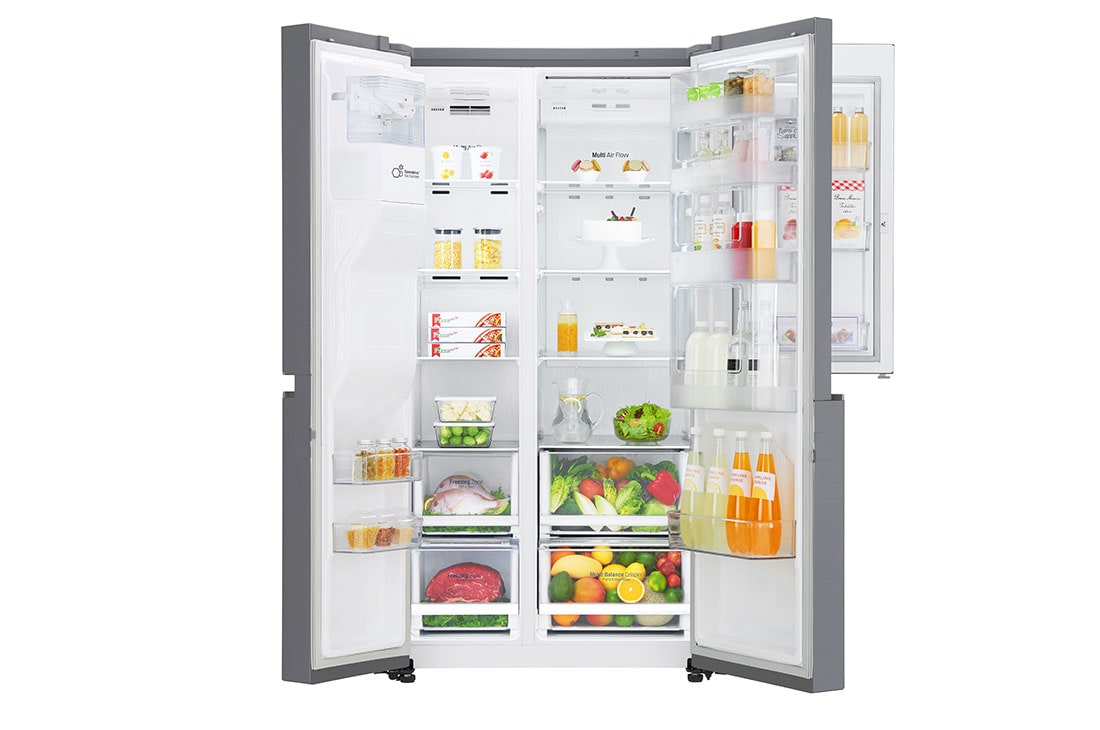 LG 625L capacité | DoorCooling+™ | Door-in-Door™ | Moist Balance Crisper™| Total no Frost | Distributeur d'eau et de glaçons | Compresseur Linéare Inverter , GSJ460DIDE, GSJ460DIDE, thumbnail 4