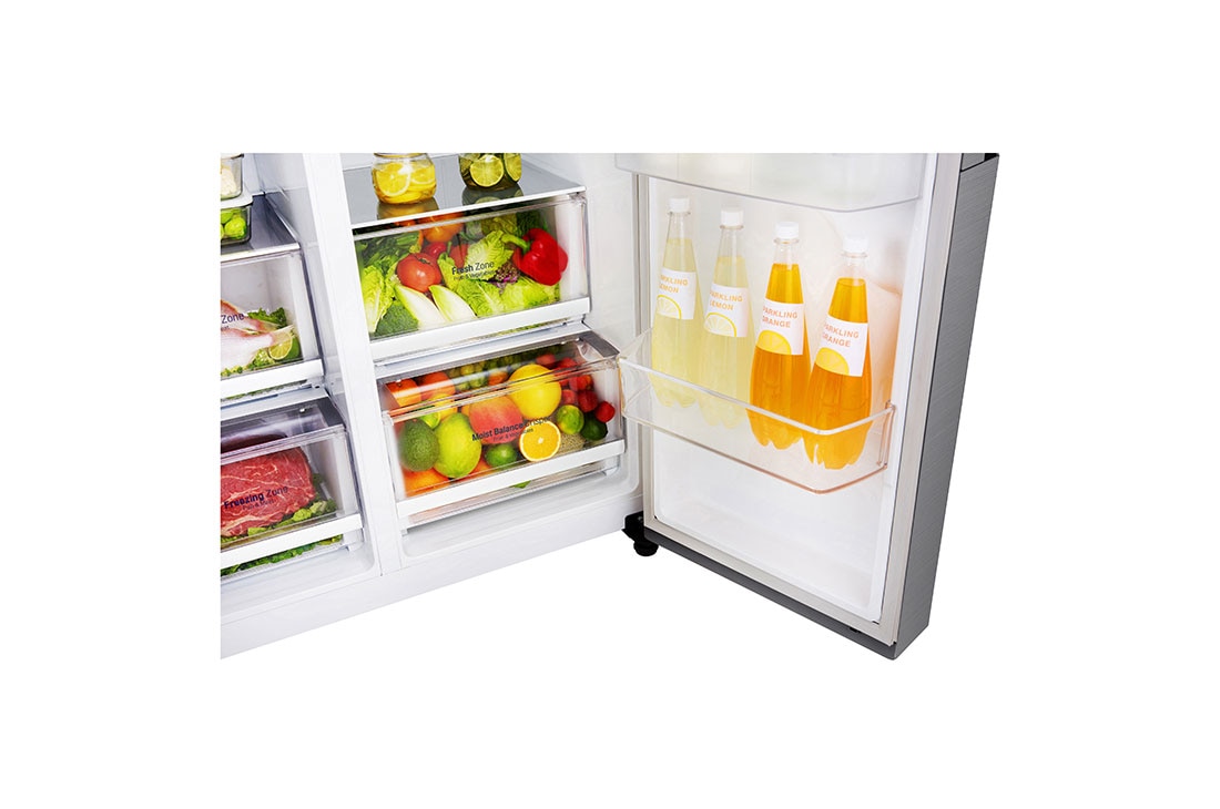 LG 625L capacité | DoorCooling+™ | Door-in-Door™ | Moist Balance Crisper™| Total no Frost | Distributeur d'eau et de glaçons | Compresseur Linéare Inverter , GSJ460DIDE, GSJ460DIDE, thumbnail 9