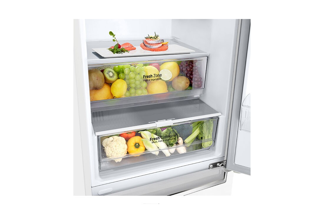 LG  Door Cooling+ - La fraîcheur partout | 384L  capacité  | Compresseur Smart Inverter, GBP62SWNGN, GBP62SWNGN, thumbnail 4