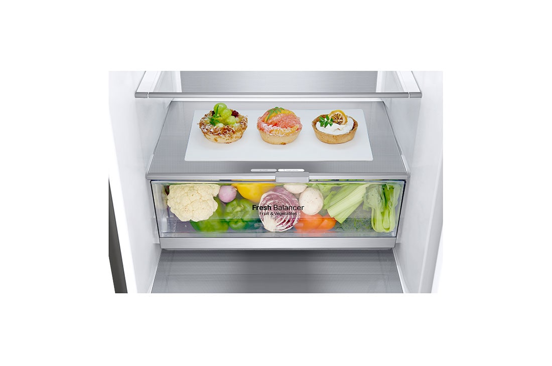 LG  Door Cooling+ - La fraîcheur partout | 341L capacité | Compresseur Smart Inverter, GBB71PZVGN, GBB71PZVGN, thumbnail 6