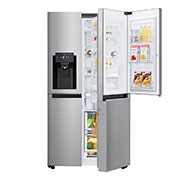 LG 625L capacité | DoorCooling+™ | Door-in-Door™ | Moist Balance Crisper™| Total no Frost | Distributeur d'eau et de glaçons | Compresseur Linéare Inverter , GSJ761PZEE, GSJ761PZEE, thumbnail 1