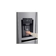 LG 625L capacité | DoorCooling+™ | Door-in-Door™ | Moist Balance Crisper™| Total no Frost | Distributeur d'eau et de glaçons | Compresseur Linéare Inverter , GSJ761PZEE, GSJ761PZEE, thumbnail 7