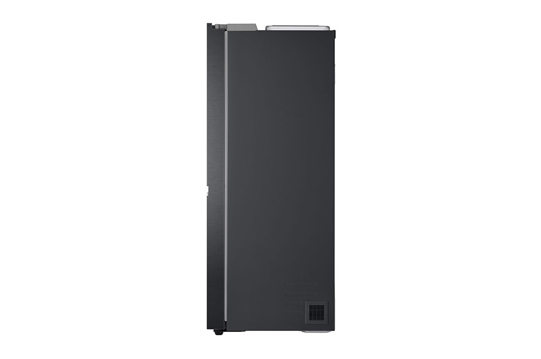 LG 635L capacité | DoorCooling+™ | Distributeur d'eau et de glaçons  | Total No Frost | Compresseur Linéare Inverter, Vue latérale, GSLV70MCTE, thumbnail 12