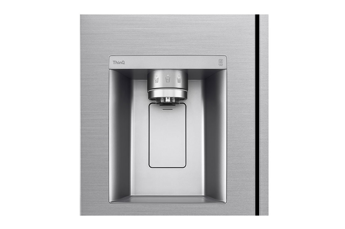 LG Door Cooling+ - La fraîcheur partout | Door-in-Door® | 635L capacité |Total No Frost | Compresseur Linéaire Inverter, vue du distributeur, GSJV70PZTE, thumbnail 7