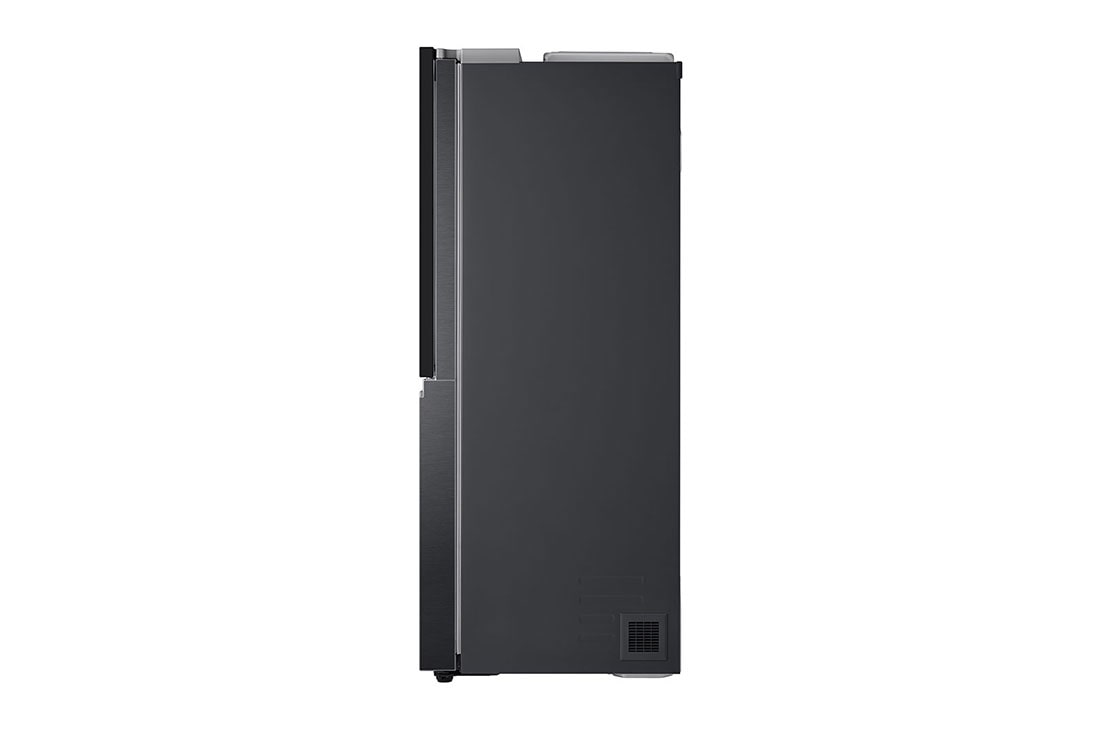 LG 635L capacité | InstaView™ Door-in-Door™ | DoorCooling+™ | Distributeur d'eau et de glaçons avec UVnano™ | Total No Frost | Compresseur Linéare Inverter, Vue latérale, GSXV91MCAE, thumbnail 14
