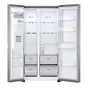 LG Door-in-Door® | 635L capacité |Total No Frost | Compresseur Linéare Inverter, Vue de face, ouvert, GSJV71PZTE, thumbnail 4