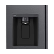 LG 635L capacité | DoorCooling+™ | FRESHBalancer™ | Distributeur d'eau et de glaçons | Total No Frost | Compresseur Linéare Inverter, pohled na skryté tlačítko, GSLV71MCLE, thumbnail 5