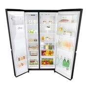 LG 625L contenu | Distributeur d’eau et de glaçons | Moist Balance Crisper™ | Total No Frost | Compresseur Linéare Inverter, ACCÈS RAPIDE, VOIR L’INTÉRIEUR, GSL761MCXV, thumbnail 9