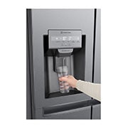 LG 634L capacité | Distributeur d'eau et de glaçons | Total No Frost | Compresseur Linéare Inverter, GSLV31DSXE, GSLV31DSXE, thumbnail 4