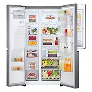 LG 634L capacité | Door-in-Door™ | Distributeur d'eau et de glaçons | Total No Frost | Compresseur Linéare Inverter, GSJV31DSXE, GSJV31DSXE, thumbnail 3