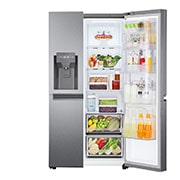 LG 634L capacité | Door-in-Door™ | Distributeur d'eau et de glaçons | Total No Frost | Compresseur Linéare Inverter, GSJV31DSXE, GSJV31DSXE, thumbnail 8