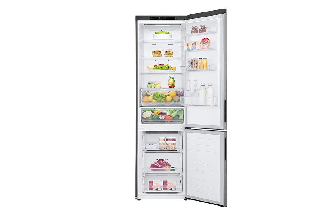 LG DoorCooling+™ | 384L capacité | Total No Frost | FRESHConverter™ | Compresseur Linéare Inverter, GBP62PZNBC, GBP62PZNBC, thumbnail 4