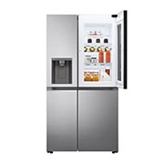 LG 635L | InstaView™ Door-in-Door™ |  DoorCooling+™ | Fresh Balancer | Total No Frost | Compresseur Linéaire Inverter, lumière d’instaview éteinte, GSXV80PZLE, thumbnail 3