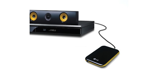 Lecture du disque dur externe