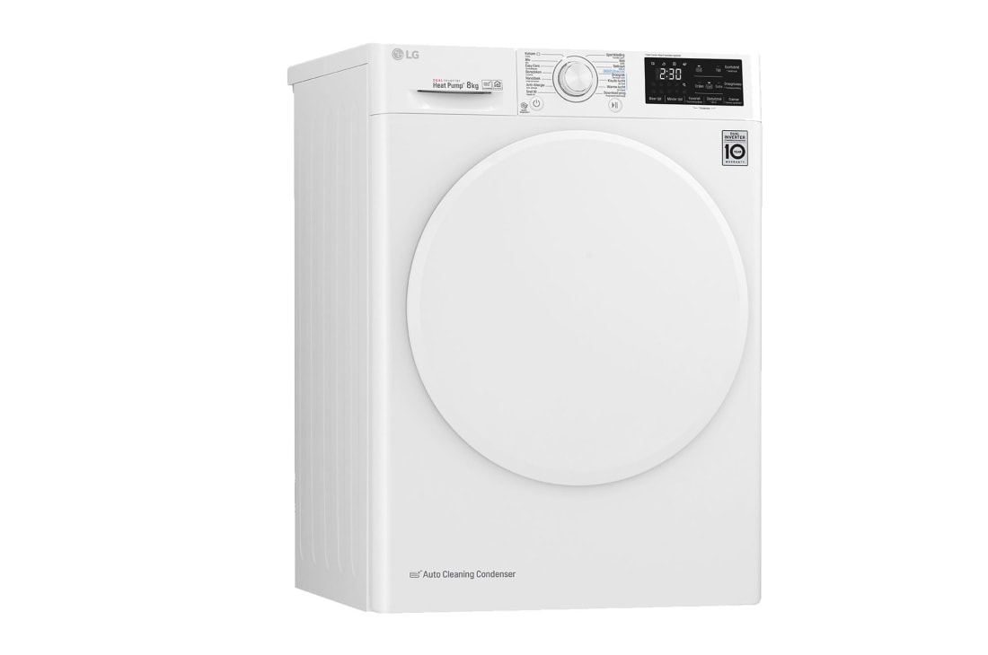 LG Super rapide ou super efficace| Dual Inverter Heat Pump™ | A++ | 8 kg | Condenseur à nettoyage automatique | ThinQ™ , RH80V5AV0Q, RH80V5AV0Q, thumbnail 6