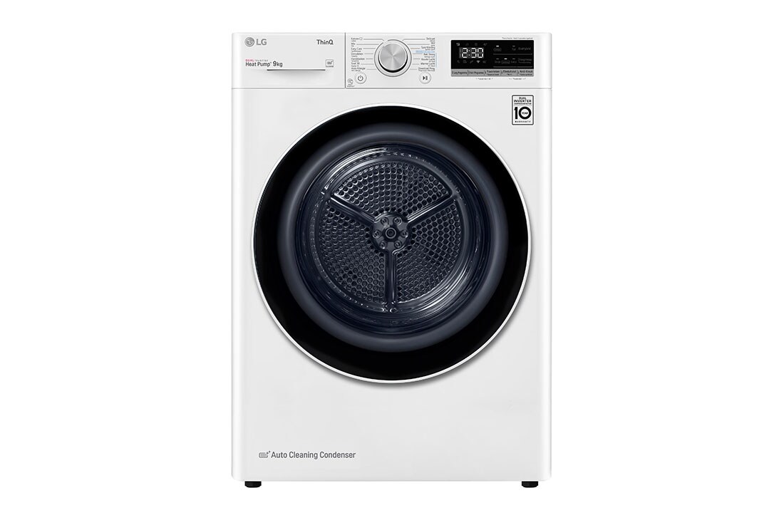 LG Super rapide ou super efficace | Pompe à chaleur Dual Inverter | 9 kg | Condenseur à nettoyage automatique | Smart Pairing, RH90V5AV6Q, RH90V5AV6Q