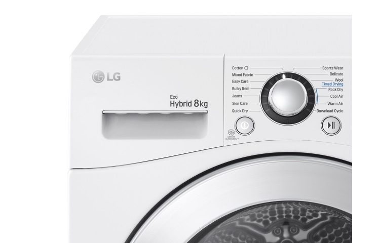 LG Sèche-linge Pompe à chaleur Eco Hybrid 8kg, RC8055AP2F, thumbnail 2