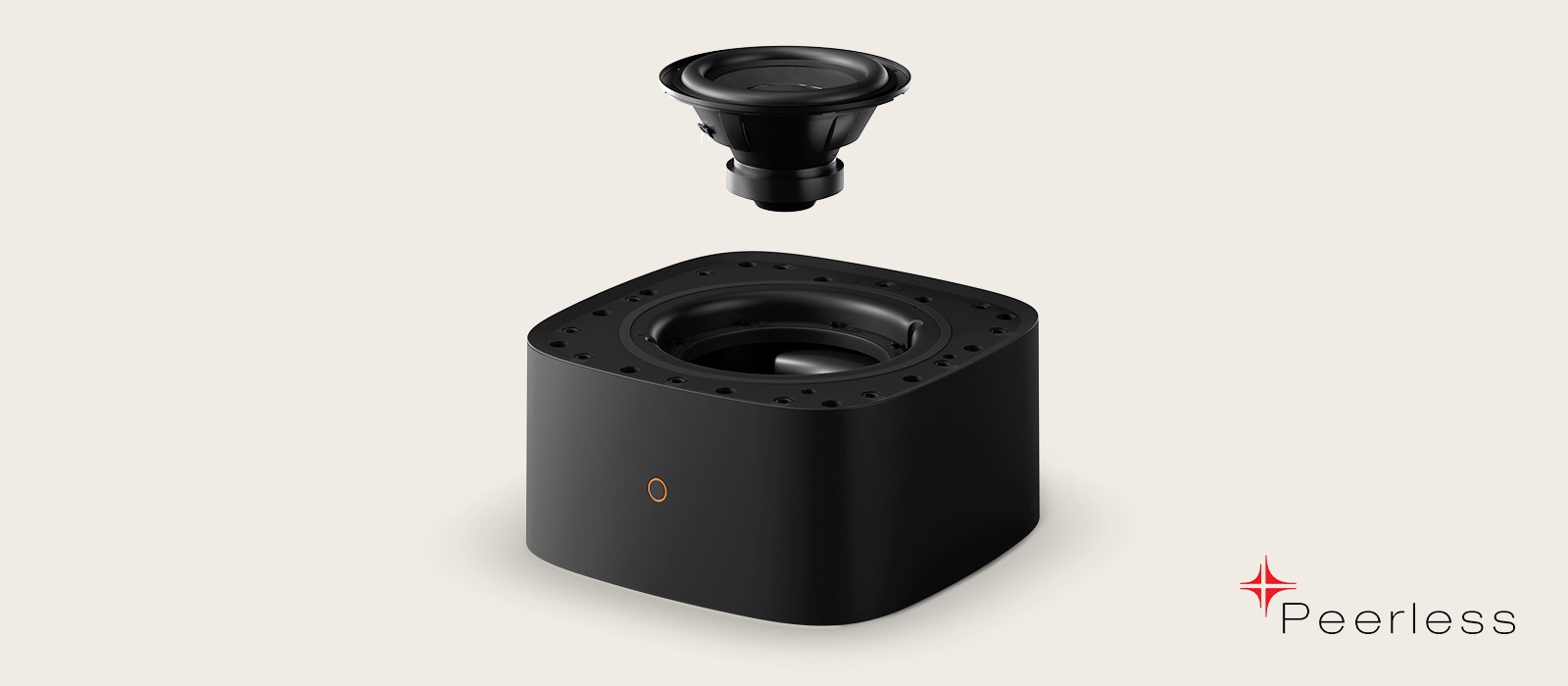 Caisson de basses LG Sound Suite W7 avec contrôle précis des basses pour un système audio surround sans fil