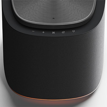 LG Sound Suite M7 | Dolby Atmos FlexConnect | AI Sound Pro | Placement flexible, gros plan des boutons depuis le haut, M7, thumbnail 12