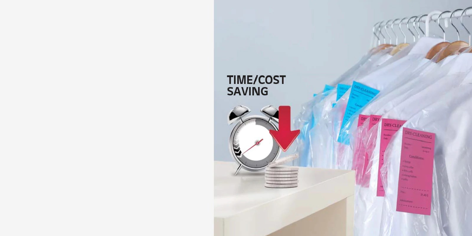 Moins souvent à la blanchisserie