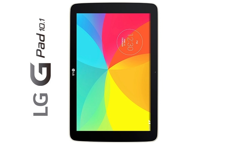 LG G Pad 10.1 | Ecran 10,1'' (25,6cm) 1280x720 | Batterie 8000 mAh | Mémoire 16 GO | RAM 1 GO | Processeur QuadCore 1,2 Ghz | APN 5MP | Android Kitkat | Knock Code, G Pad 10.1 (V700)