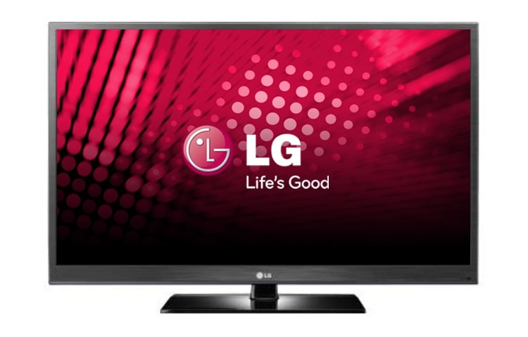 LG 42'' 3D plasma-tv avec Razor Frame-design, 2D à 3D convertisseur, 600Hz Max Subfield Driving et temps de réponse de 0.001ms., 42PW450