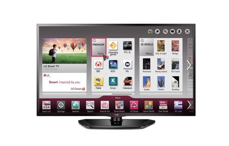 LG 50'' | Direct LED | MCI 100 | Full HD | WIFI Ready, 50LN5708, thumbnail 2
