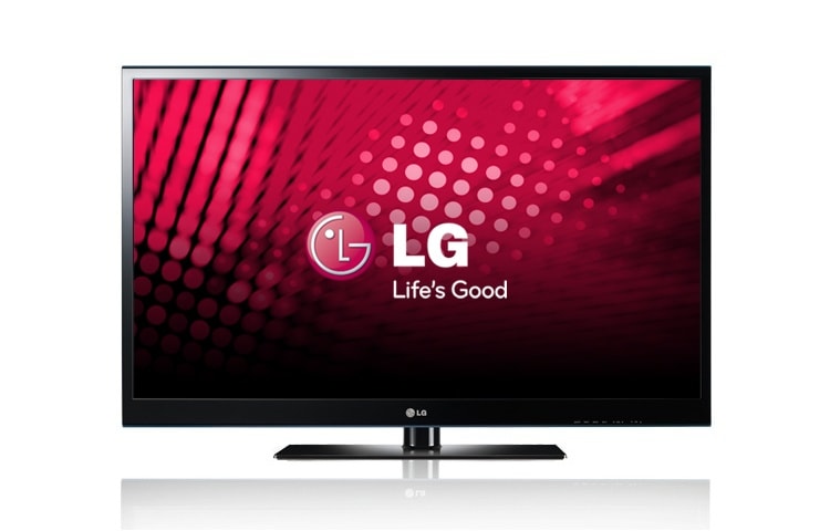 LG 50'' inch Plasma TV avec 600hz Sub-field, 2x HDMI, Invisible speakers, Simplink et USB 2.0, 50PJ550