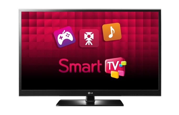 LG 50'' Full HD 3D plasma-tv avec Razor Frame-design, THX 3D, 3D XD Engine, 2D à 3D convertisseur et Smart TV., 50PZ570