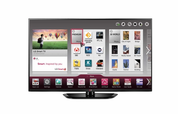 LG 60'' | PENTOUCH | FULL HD | SMART TV | 3D | 600 HZ | WIFI READY, 60PH6608, thumbnail 2